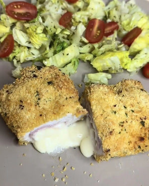 Escalope panée au fromage